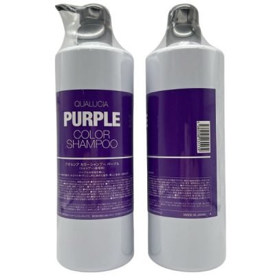 Fiole Qualucia Purple Color Shampoo 紫色去黃洗髮水 1000ml（沙龍裝/漂後護色）