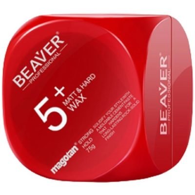 Beaver 5+ Matt & Hard Wax 75g(紅色)